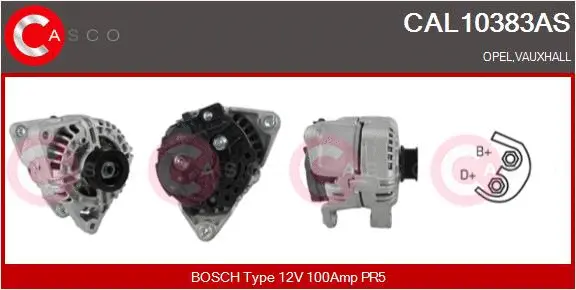 Alternator (CAL10383AS)