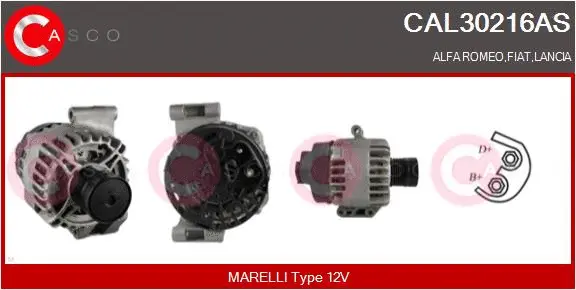 Alternator (CAL30216AS)