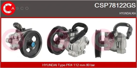 Hydraulic Pump, steering (CSP78122GS)