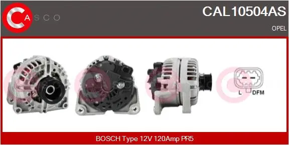 Alternator (CAL10504AS)