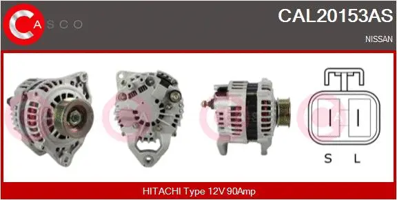 Alternator (CAL20153AS)