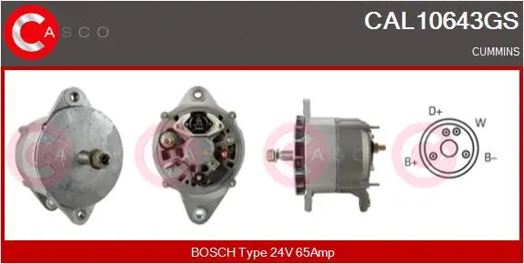 Alternator (CAL10643GS)