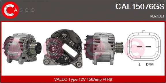 Alternator (CAL15076GS)