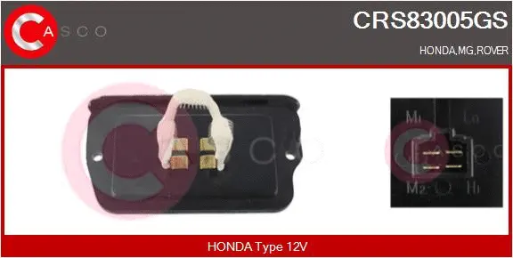 Resistor, interior blower (CRS83005GS)