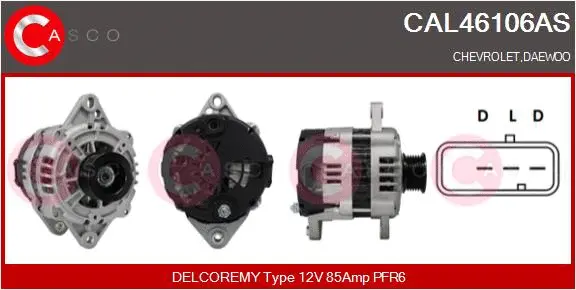 Alternator (CAL46106AS)