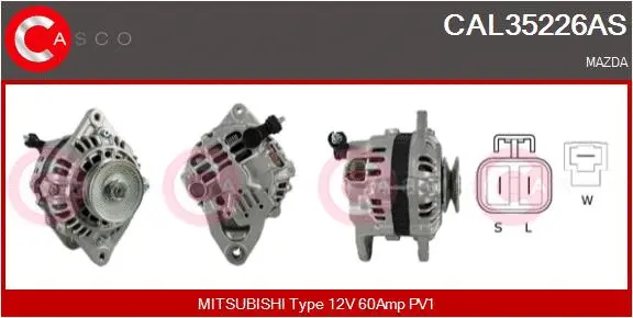 Alternator (CAL35226AS)