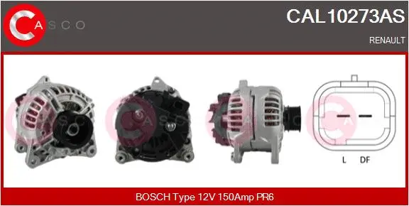 Alternator (CAL10273AS)
