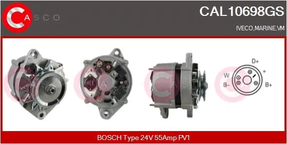 Alternator (CAL10698GS)