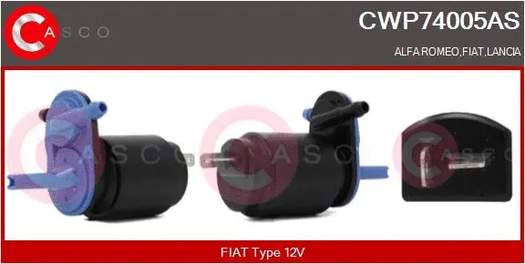 Washer Fluid Pump, window cleaning (CWP74005AS)