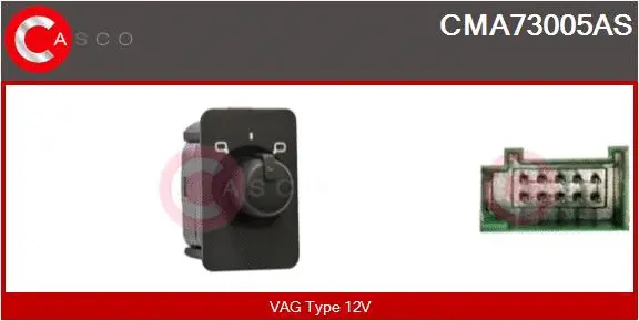 Switch, exterior rearview mirror adjustment (CMA73005AS)