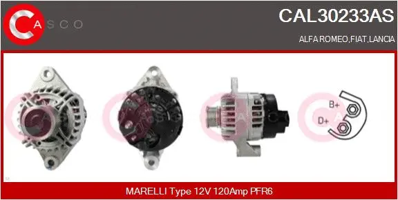 Alternator (CAL30233AS)