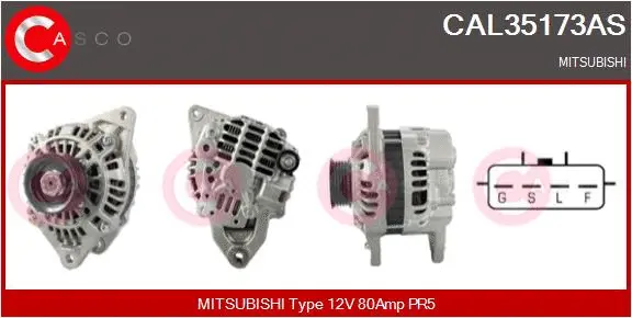 Alternator (CAL35173AS)