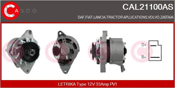 Alternator (CAL21100AS)