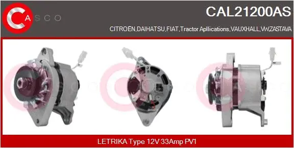 Alternator (CAL21200AS)