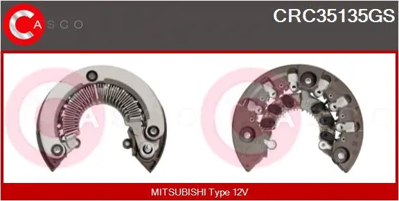 Rectifier, alternator (CRC35135GS)