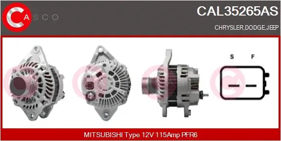 Alternator (CAL35265AS)