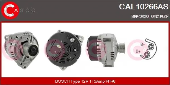 Alternator (CAL10266AS)