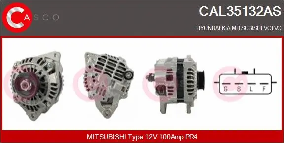 Alternator (CAL35132AS)