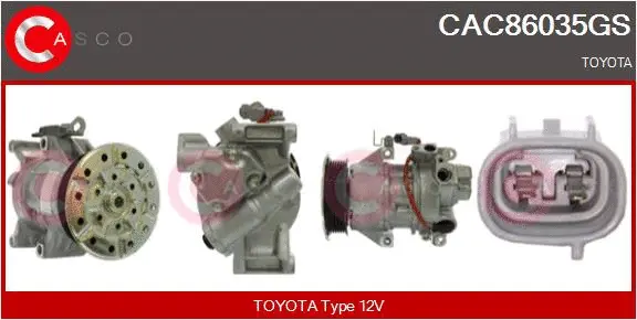 Compressor, air conditioning (CAC86035GS)
