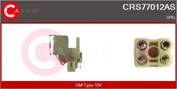 Series resistor, electric motor (radiator fan) (CRS77012AS)