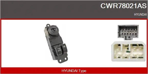 Switch, window regulator (CWR78021AS)