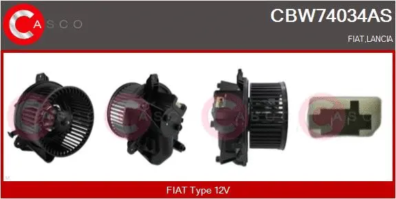 Interior Blower (CBW74034AS)