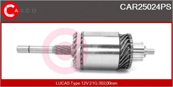 Armature, starter (CAR25024PS)