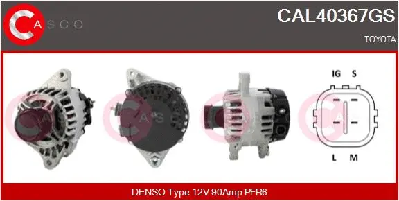 Alternator (CAL40367GS)