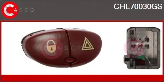 Hazard Warning Light Switch (CHL70030GS)
