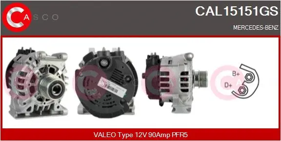 Alternator (CAL15151GS)
