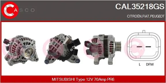 Alternator (CAL35218GS)