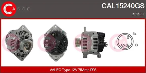 Alternator (CAL15240GS)