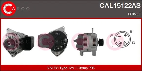Alternator (CAL15122AS)