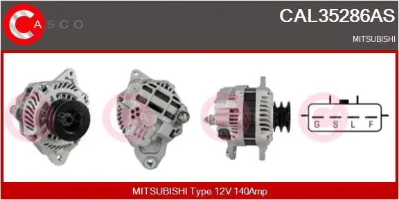 Alternator (CAL35286AS)