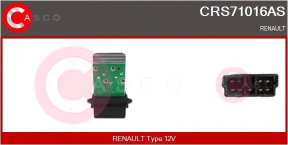 Resistor, interior blower (CRS71016AS)