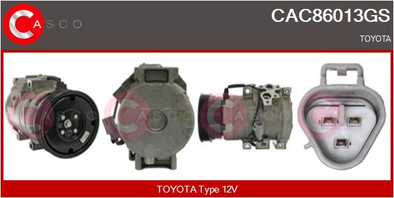 Compressor, air conditioning (CAC86013GS)