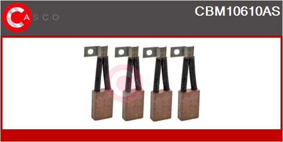 Carbon Brush, starter (CBM10610AS)