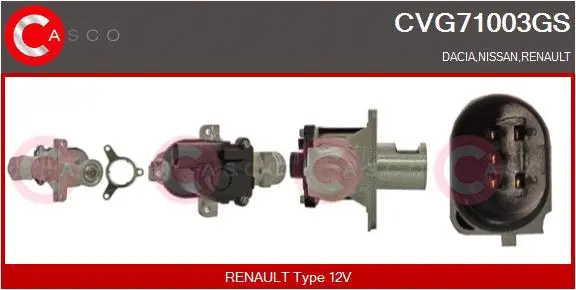 EGR Valve (CVG71003GS)