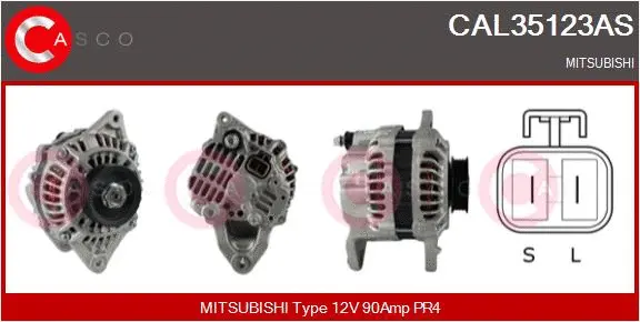 Alternator (CAL35123AS)