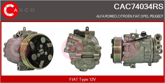 Compressor, air conditioning (CAC74034RS)