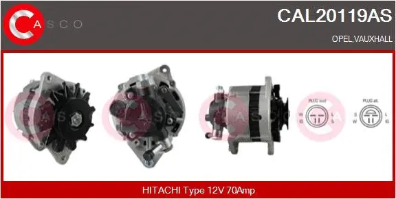 Alternator (CAL20119AS)