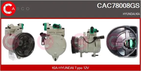 Compressor, air conditioning (CAC78008GS)