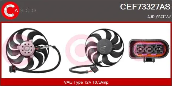Fan, engine cooling (CEF73327AS)