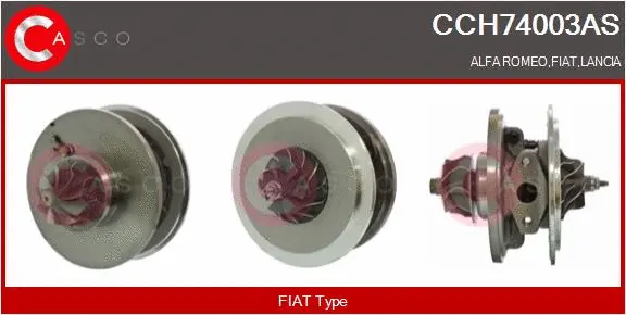 Core assembly, turbocharger (CCH74003AS)