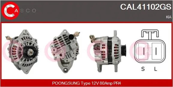 Alternator (CAL41102GS)