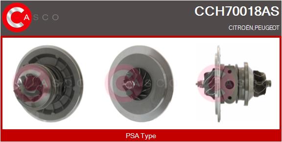 Core assembly, turbocharger (CCH70018AS)