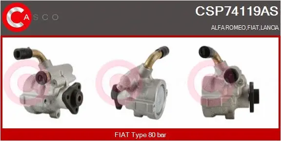 Hydraulic Pump, steering (CSP74119AS)