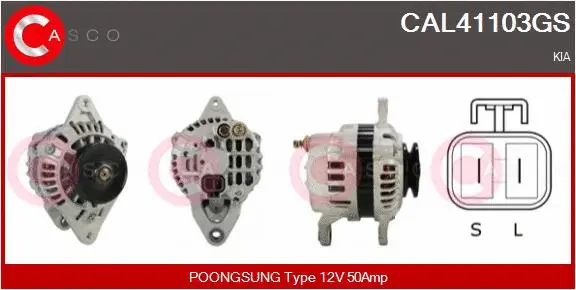Alternator (CAL41103GS)