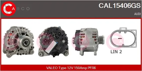 Alternator (CAL15406GS)