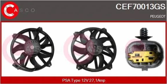 Electric Motor, radiator fan (CEF70013GS)